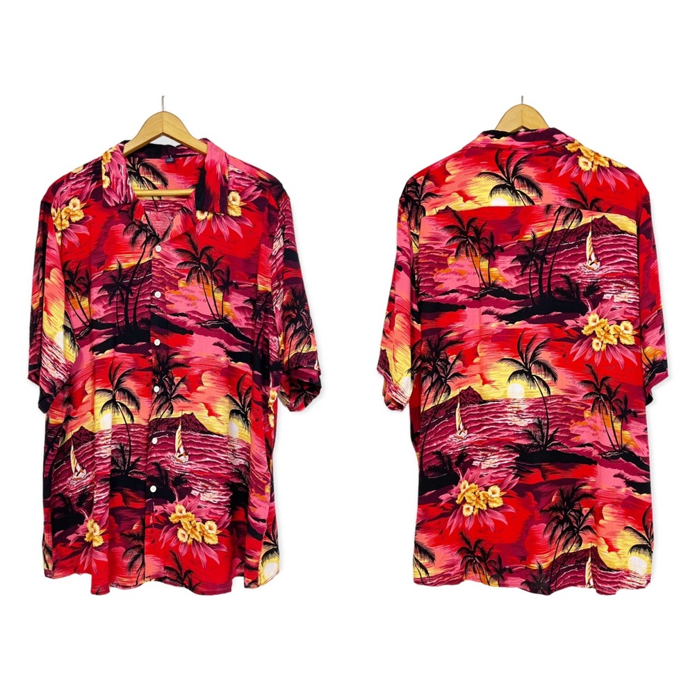 Design In Italy Luxury Men's Hawaiian Shirt